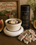Backyard Watermelon Wax Bark | Watermelon Soy Wax Melts | Summer Home Fragrance | Wicks & Bricks by Stag & Stone
