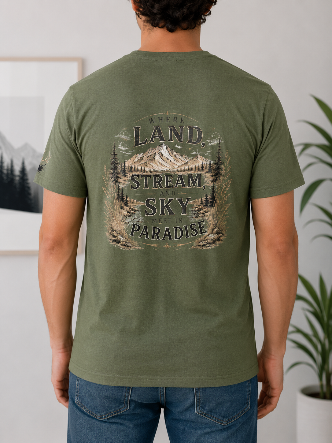 Idaho Shirt | Idaho Wildlife Tee | Mountain & Forest Graphic Shirt | Unisex Outdoor Adventure Tee | Idaho Gift | Nature Lover Apparel