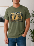 Idaho Shirt | Idaho Wildlife Tee | Mountain & Forest Graphic Shirt | Unisex Outdoor Adventure Tee | Idaho Gift | Nature Lover Apparel