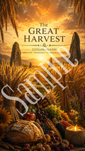 Lughnasadh Phone Wallpaper | First Harvest Digital Download | Pagan Sabbat Wallpaper | Lammas Phone Background | Cottagecore Autumn Art
